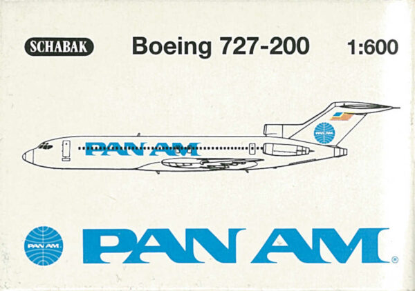 Boeing 727-200 Pan Am Schabak 906/7 1:600