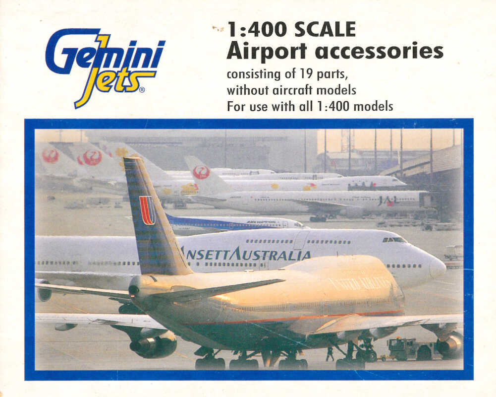 Airport Accessories 19 parts Gemini Jets GJAPS001 1:400