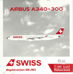 Airbus A340-300 Swiss "Red Nose" HB-JMA Phoenix 11873 1:400