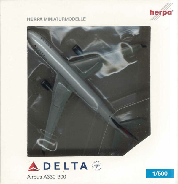 Airbus A330-300 Delta Air Lines N821NW Herpa 520935 1:500