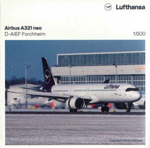 Airbus A321neo Lufthansa "Forchheim" D-AIEF Herpa 534376-001 1:500
