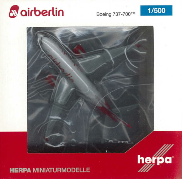 Boeing 737-700 Air Berlin D-AHXF Herpa 534666 1:500