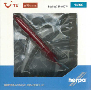 Boeing 737-800 TUIfly "Mein Cewe Fotobuch" D-ABMV Herpa 536134 1:500