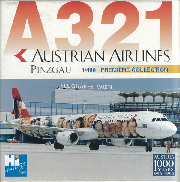 Airbus A321 Austrian Airlines OE-LBB Dragon Wings 55055 1:400