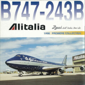 Boeing 747-243B Alitalia "Baci" I-DEMF Dragon Wings 55082 1:400