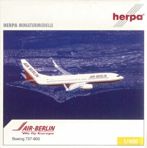 Boeing 737-800 mit Winglets Air Berlin D-ABAF Herpa 560603 1:400
