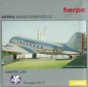 Douglas DC-3 American Airlines NC21798 Herpa 560733 1:400