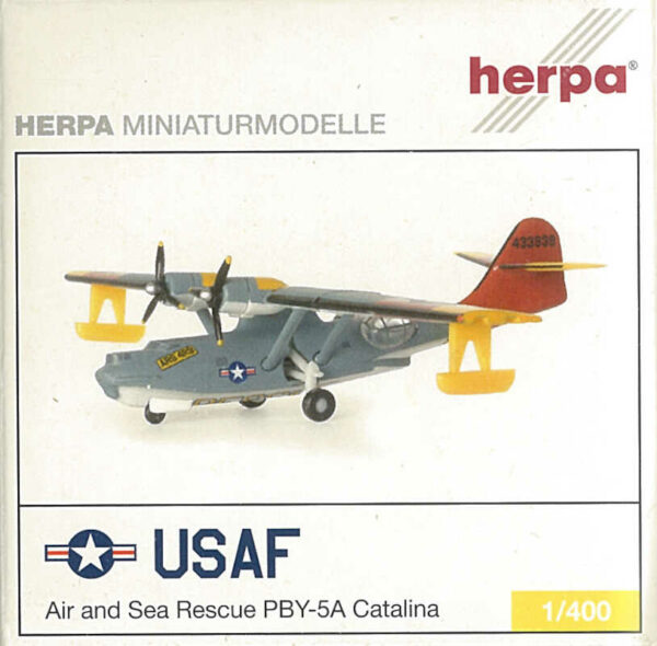 PBY-5A Catalina US Air Force Air and Sea Rescue Herpa 561747 1:400