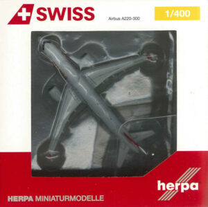 Airbus A220-300 Swiss International "Winterthur" HB-JCL Herpa 562614-001 1:400