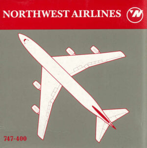 Boeing 747-400 Northwest Airlines Schabak 821/37 1:500