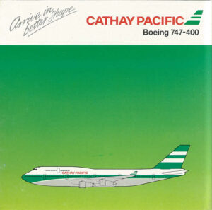 Boeing 747-400 Cathay Pacific Schabak 821/50 1:500