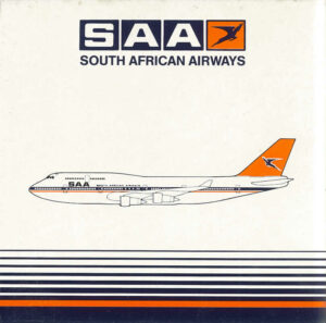 Boeing 747-400 SAA South African Airways Schabak 821/8 1:500