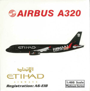 Airbus A320 Etihad Airways "Etihad Abu Dhabi GrandPrix" A6-EIB Phoenix 10260 1:400