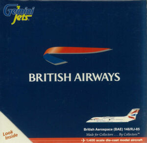 BAE 146/RJ-85 British Airways G-GNTZ Gemini Jets GJBAW678 1:400