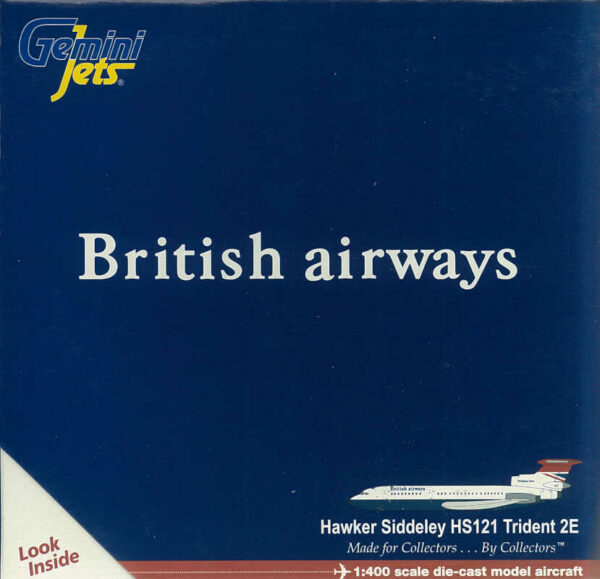 Hawker Siddeley HS121 Trident 2E British Airways G-AVFE Gemini Jets GJBAW752 1:400