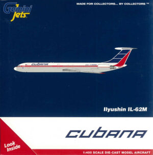 Ilyushin IL-62M Cubana CU-T1225 Gemini Jets GJCUB1249 1:400
