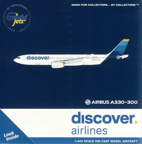 Airbus A330-300 Discover Airlines Lufthansa Group D-AIKK Gemini Jets GJOCN2265 1:400