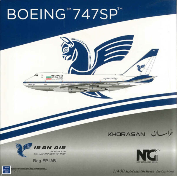 Boeing 747SP Iran Air EP-IAB NG Models 07002 1:400