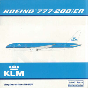 Boeing 777-200ER KLM Royal Dutch Airlines PH-BQF Phoenix 10426 1:400