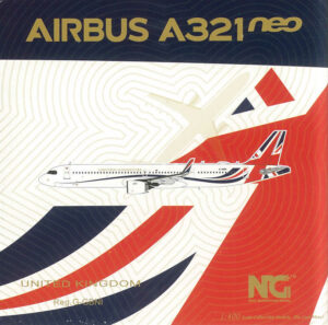 Airbus A321neo Royal Air Force "United Kingdom" G-GBNI NG Models 13071 1:400