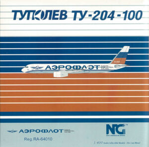 Tupolev TU-204-100 Aeroflot RA-64010 NG Models 40009 1:400