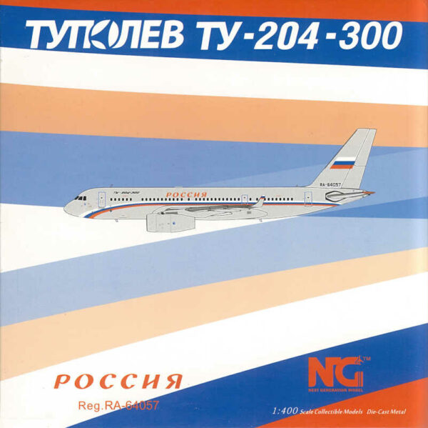 Tupolev TU-204-300 Russia State Transpoort Company RA-64057 NG Models 41002 1:400