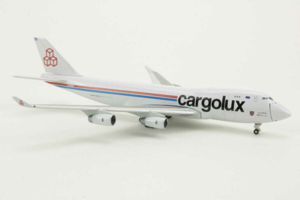 Boeing 747-400F Cargolux "Moveable Nose" LX-WCV Herpa 502085 1:500 - Image 2