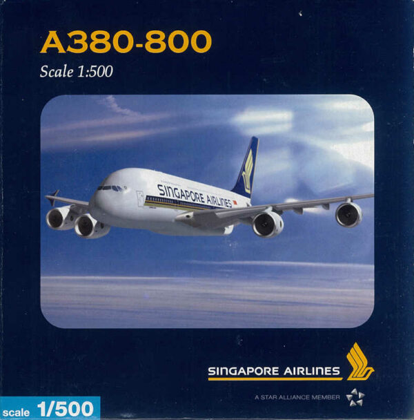 Airbus A380-800 Singapore Airlines 9V-SKA Herpa 507141 1:500