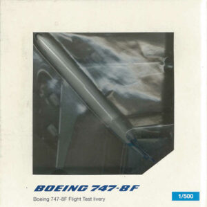 Boeing 747-8F Flight Test Livery N747EX Herpa 515740 1:500