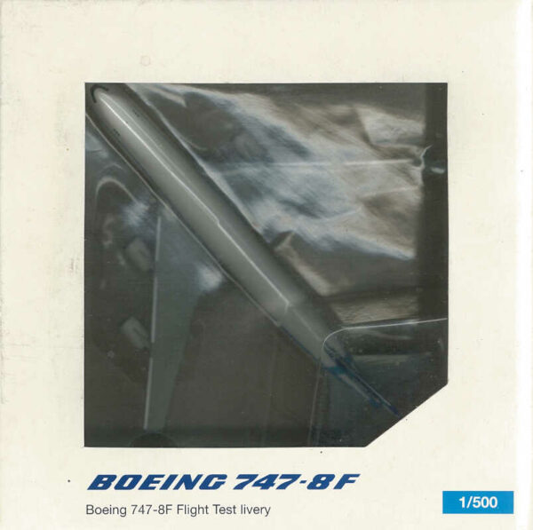 Boeing 747-8F Flight Test Livery N747EX Herpa 515740 1:500
