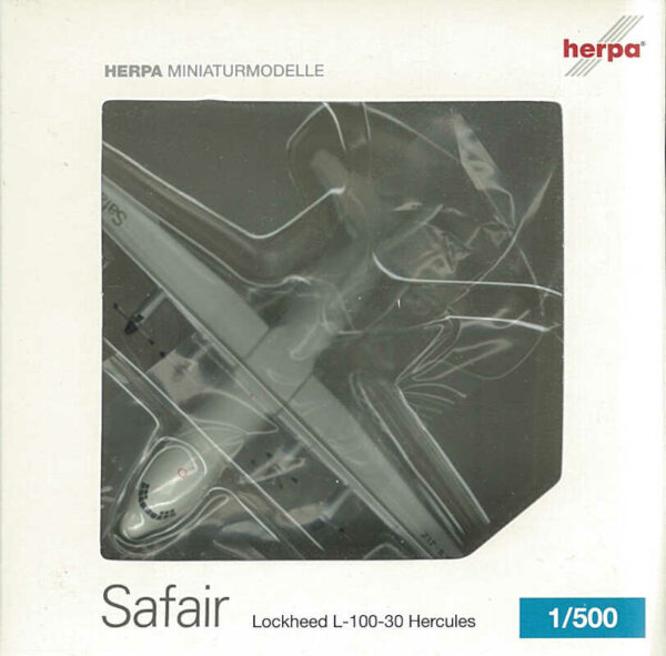 Lockheed L-100-30 Hercules Safair ZS-JIZ Herpa 517928 1:500
