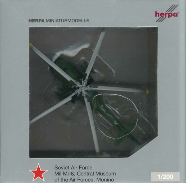 Mil Mi-8 Soviet Air Force Reg. 05 red Herpa 554961 1:200