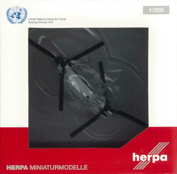 Boeing Chinook HC2 United Nations (Royal Air Force) ZD908 Herpa 556279 1:200
