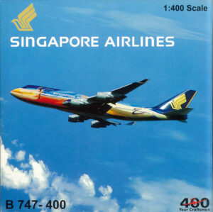 Boeing 747-400 Singapore Airlines "Tropical" 9V-SPL Big Bird Your Craftsman 400 1:400