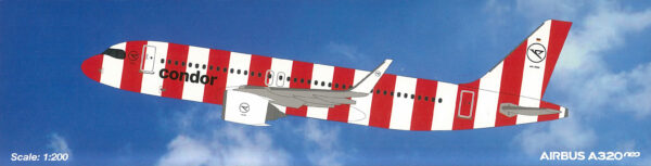 Airbus A320neo Condor "Passion" PPC Holland 1:200 Snap-Fit - Image 2