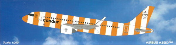 Airbus A320neo Condor "Sunshine" PPC Holland 1:200 Snap-Fit - Image 2