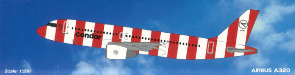 Airbus A320 Condor "Passion" PPC Holland 1:200 Snap-Fit - Image 2