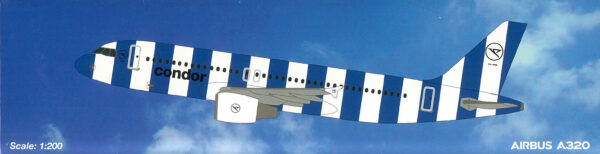 Airbus A320 Condor "Sea" PPC Holland 1:200 Snap-Fit - Image 2