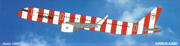 Airbus A321 Condor "Passion" PPC Holland 1:200 Snap-Fit - Image 2