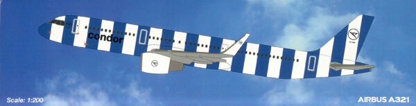 Airbus A321 Condor "Sea" PPC Holland 1:200 Snap-Fit - Image 2