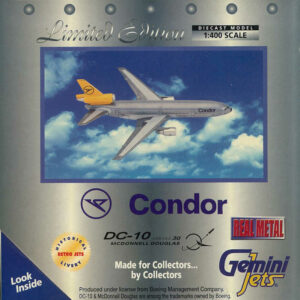 McDonnell Douglas DC-10-30 Condor D-ADQO Gemini Jets GJCFG210 1:400