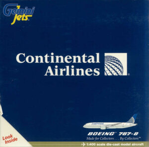 Boeing 787-8 Continental Airlines N37018 Gemini Jets GJCOA664 1:400