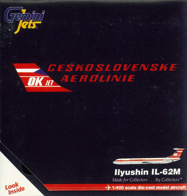 Ilyushin IL-62M OK Jet Ceskoslovenske Aerolinie OK-JBJ Gemini Jets GJCSA724 1:400
