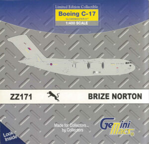 Boeing C-17 Globemaster III Royal Air Force ZZ171 Brize Norton Gemini Macs GMRAF006 1:400