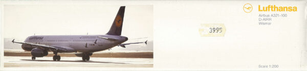 Airbus A321 Lufthansa "Wismar" D-AIRR Limox LH52 1:200 Snap-Fit - Image 2