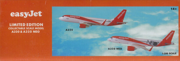 Airbus A320 & A320neo easyJet Premier Portfolio SMDUO-26N5 1:200 Snap-Fit - versiegelt