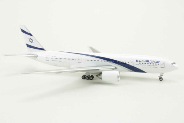 Boeing 777-258/ER El Al Israel Airlines 4X-ECE Witty Wings WT4772005 1:400 - Image 2