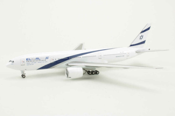 Boeing 777-258/ER El Al Israel Airlines 4X-ECE Witty Wings WT4772005 1:400 - Image 3