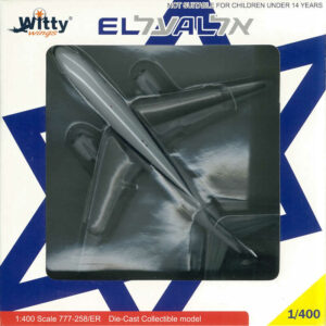 Boeing 777-258/ER El Al Israel Airlines 4X-ECE Witty Wings WT4772005 1:400