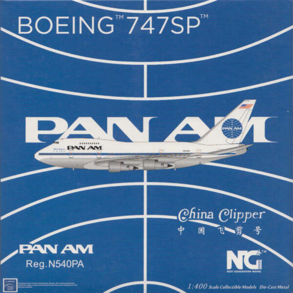 Boeing 747SP Pan Am "China Clipper" N540PA NG Models 07006 1:400